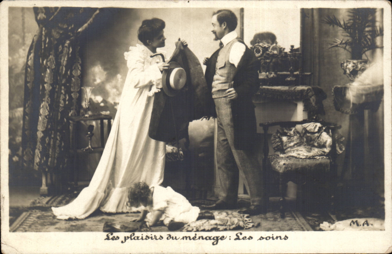 CPA Woman pleasures of the household the care