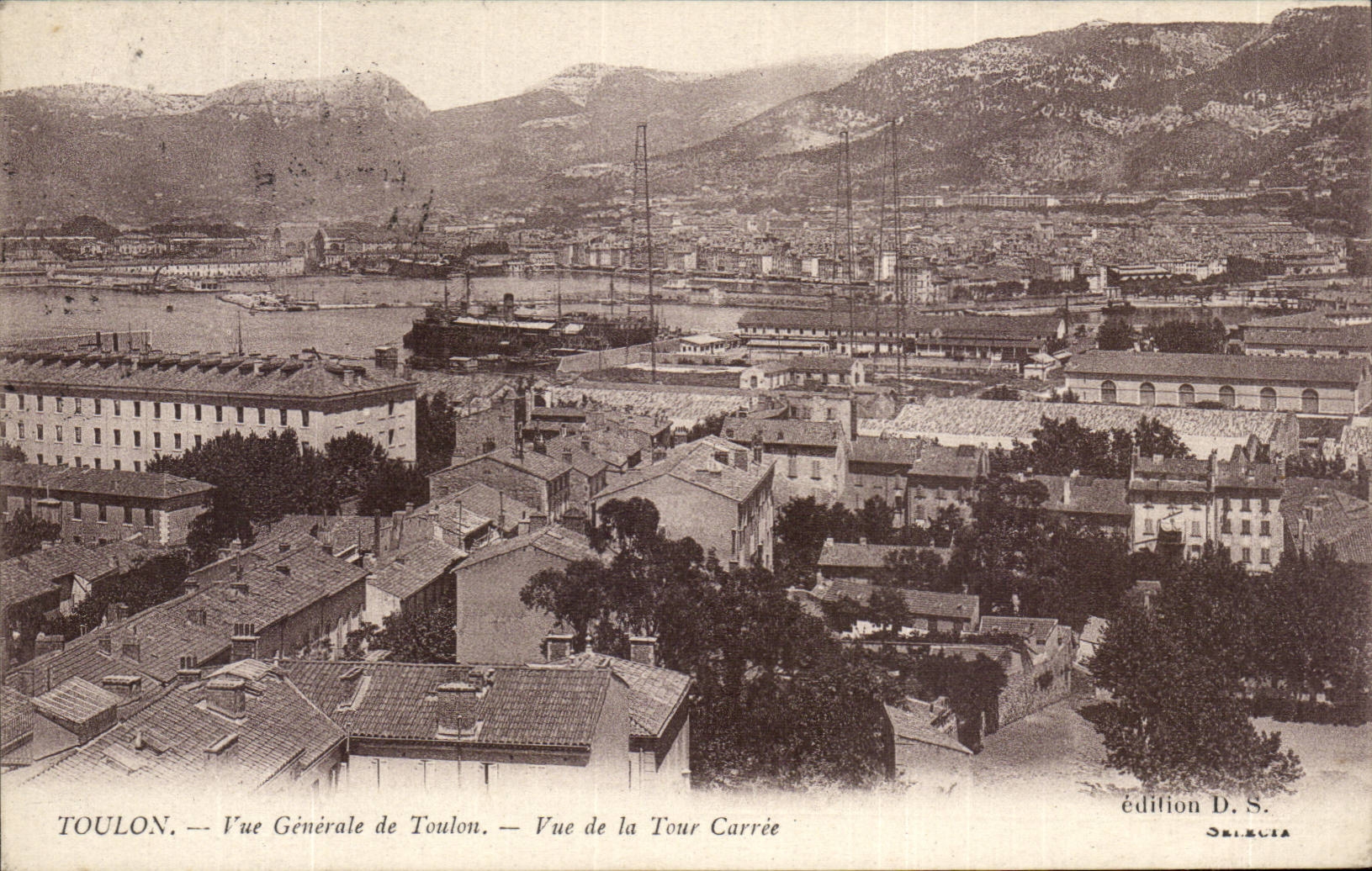Toulon CPA View Seen of the tower squares