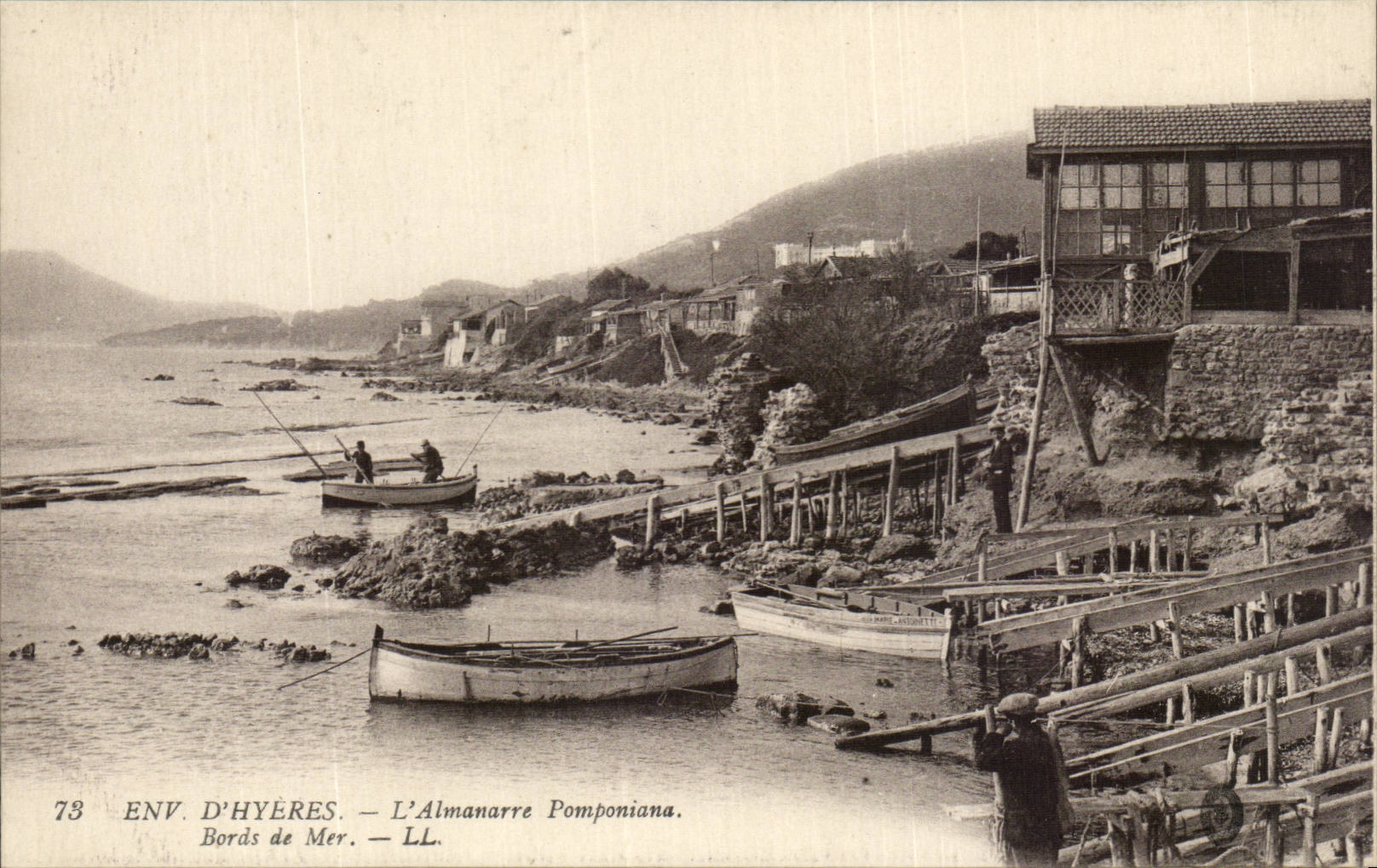 Hyeres Palmen CPA Almanarre Pomponiana