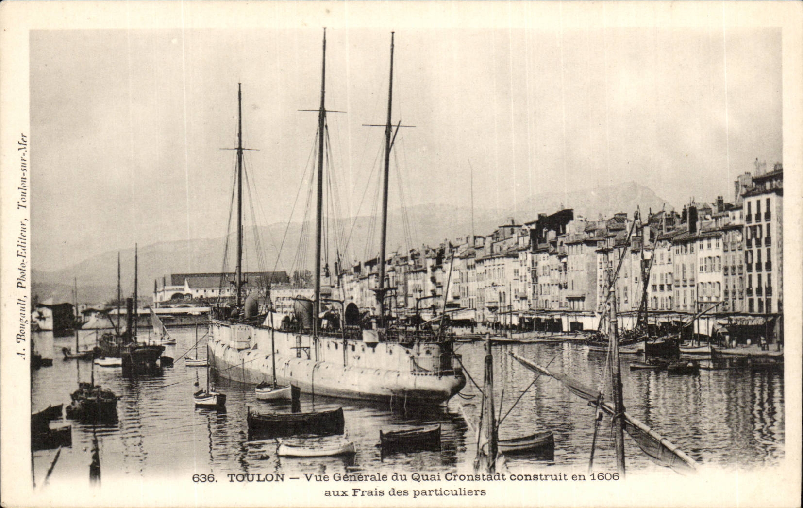 Toulon CPA View of the Cronstadt quay built into 1606 with the expenses of the private individuals