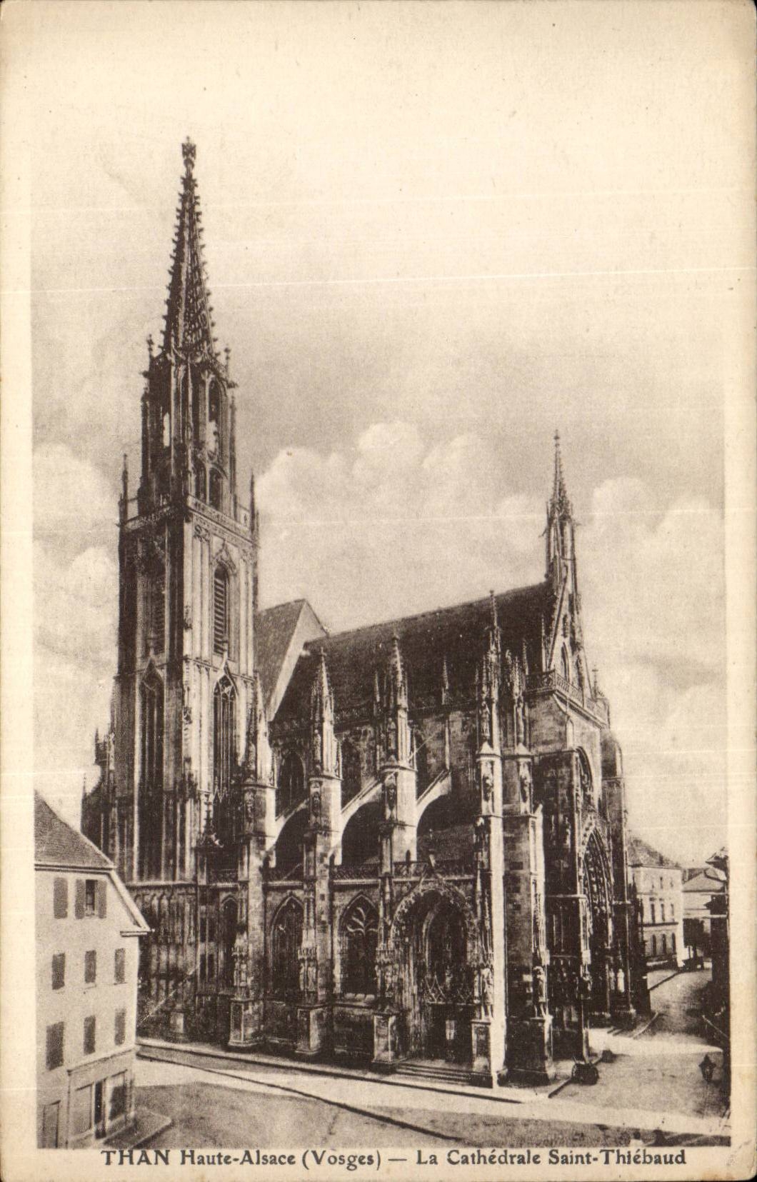 Thann CPA the cathedral Saint Thiebaud