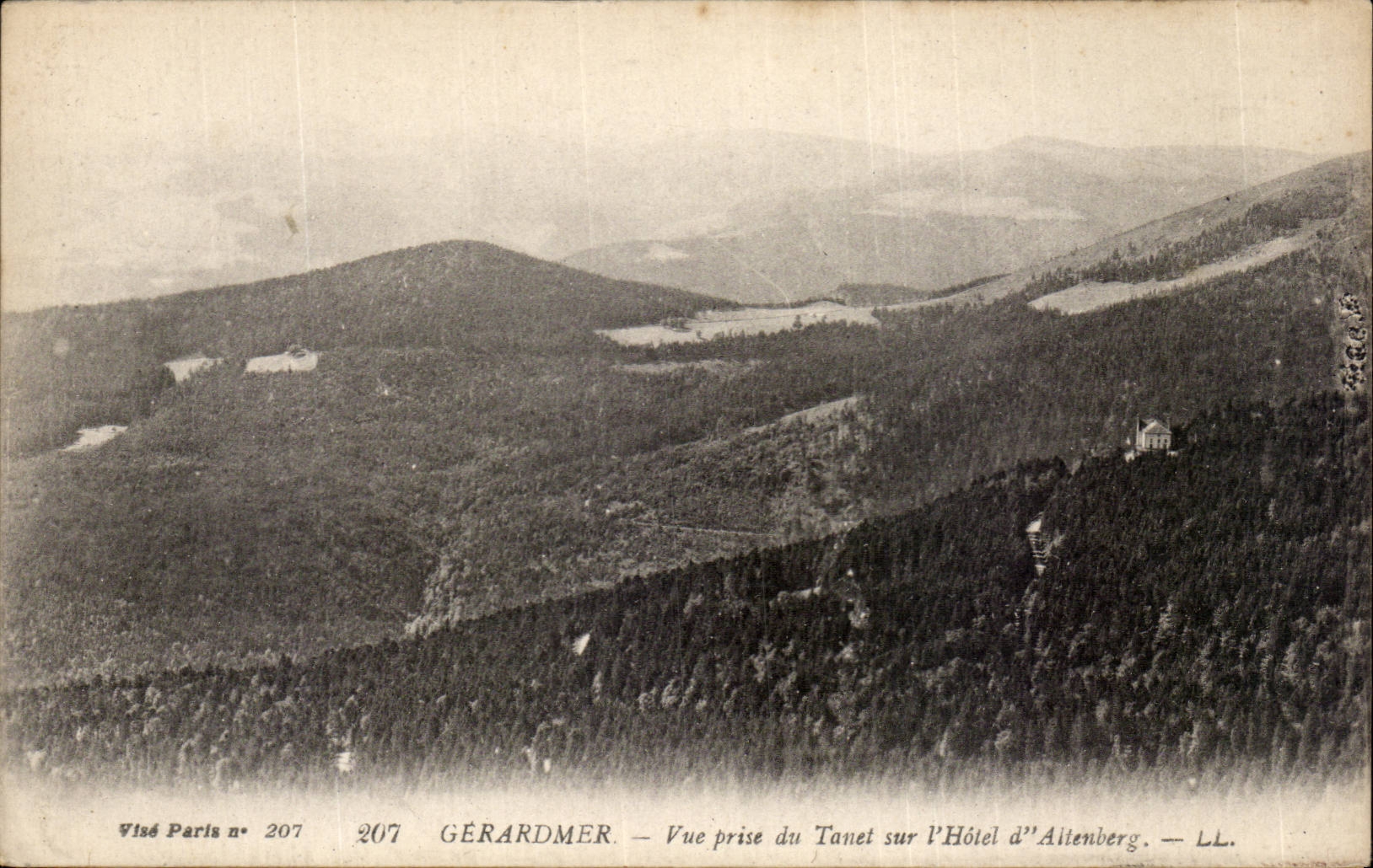 CPA Gerardmer Seen from of Tanet on the hotel of Altenberg