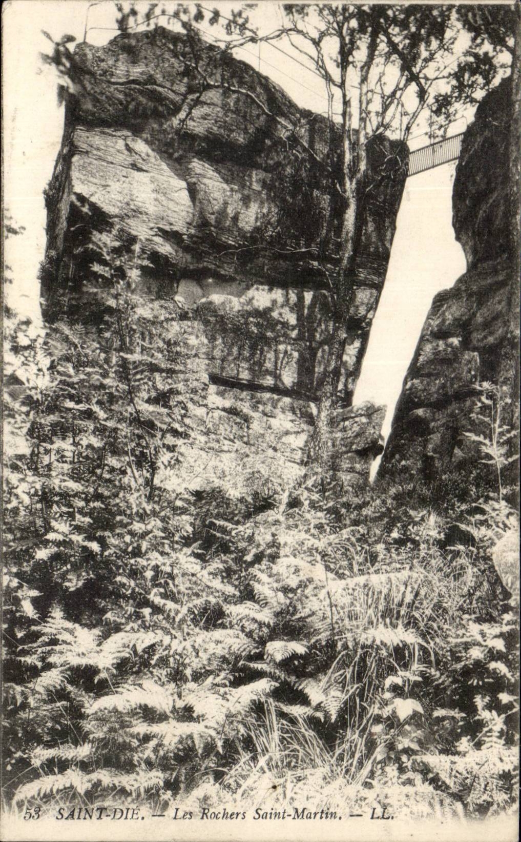 CPA Saint Die the rocks Saint Martin