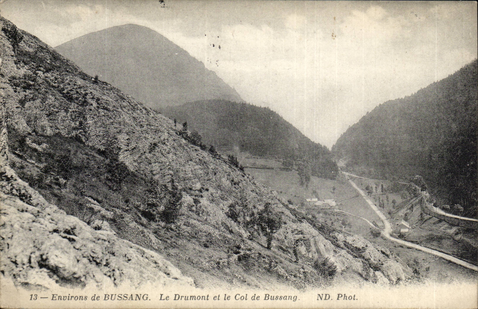 CPA Surroundings of Busang Drumont and the collar of Bussang