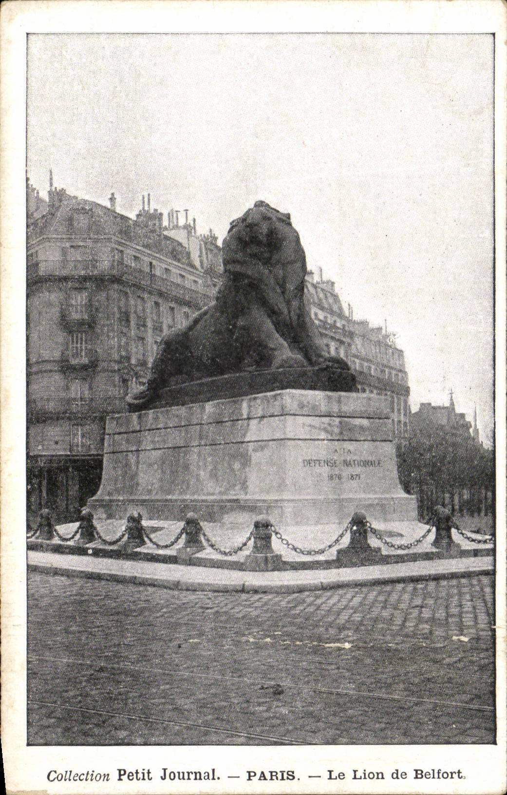 Paris CPA Lion of Belfort