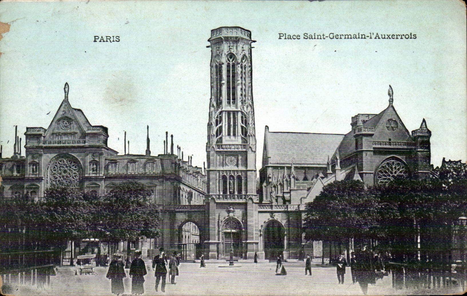 Paris CPA Place Saint Gemain l'auxerrois