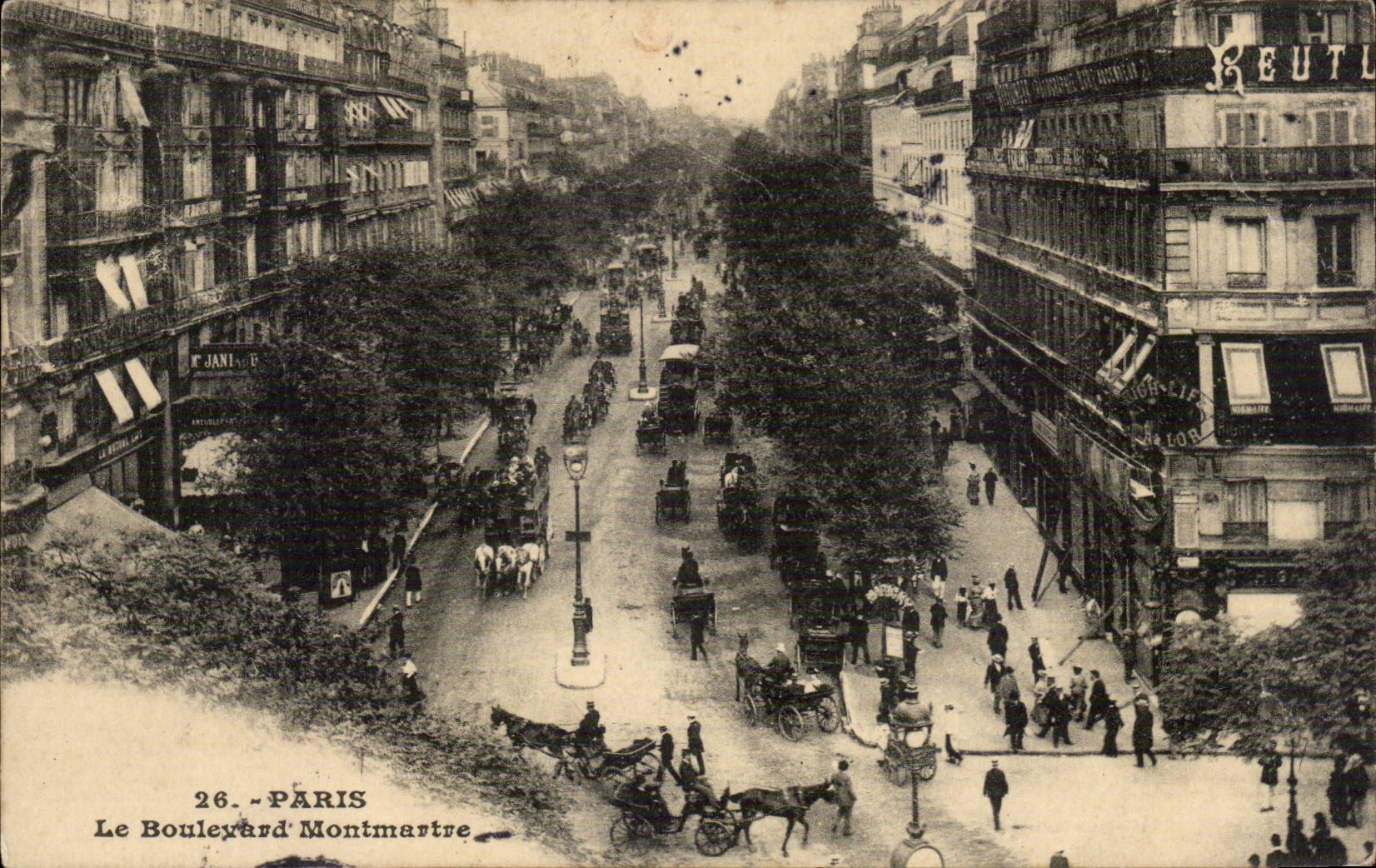 Paris CPA Boulevard Montmartre