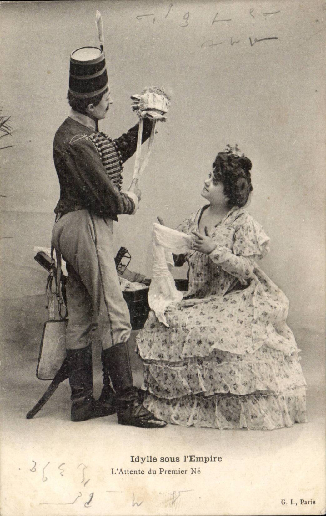 CPA Fantasy Woman Idyelel sosu the Militaria empire waiting of the first