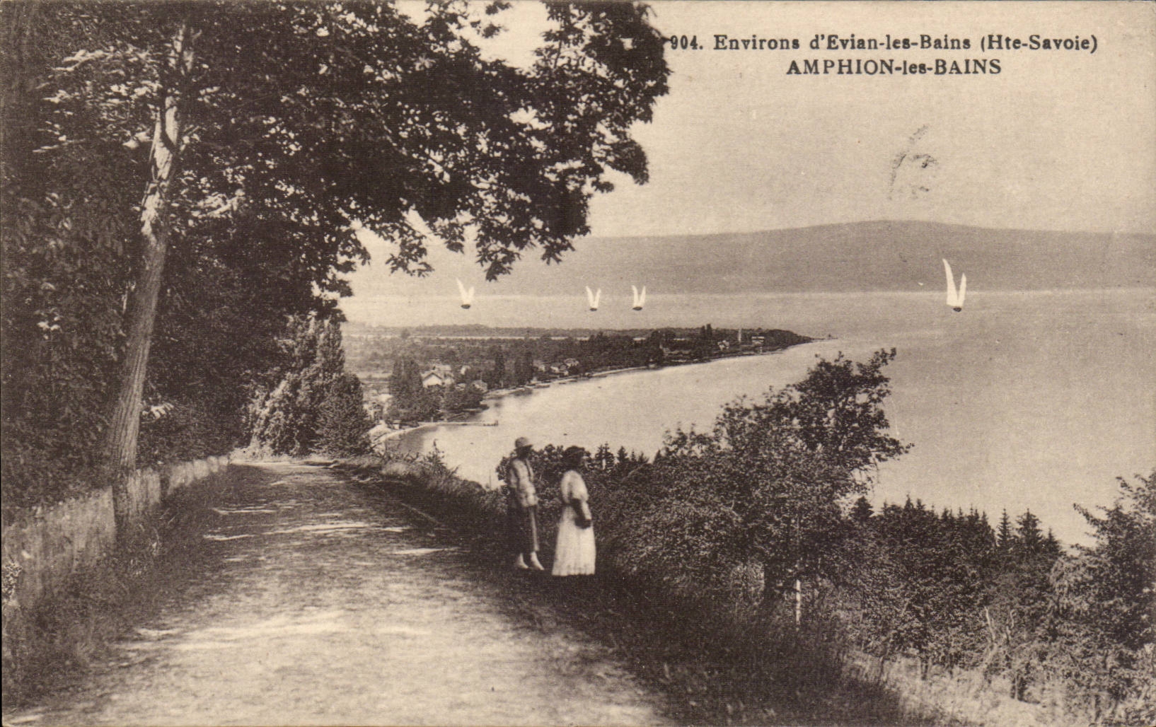 CPA Surroundings of Evian les Bains Amphion les Bains