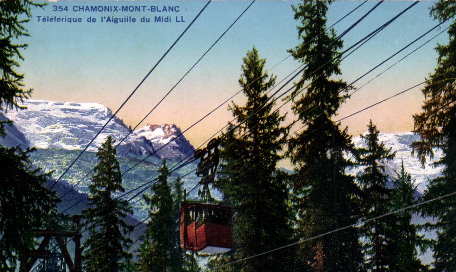 CPA Chamonix Mont Blanc Teleferique de l'aiguille du Midi