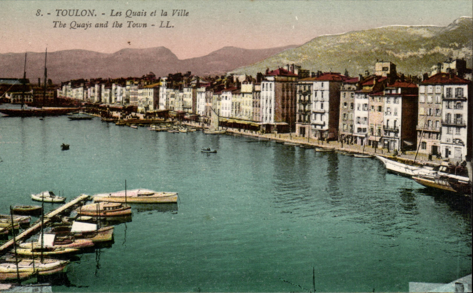 CPA Toulon quays of the city