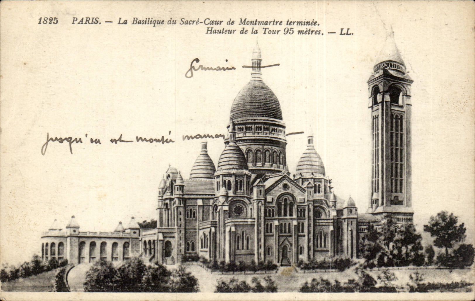 Paris CPA Basilique du Sacre Coeur Montmartre