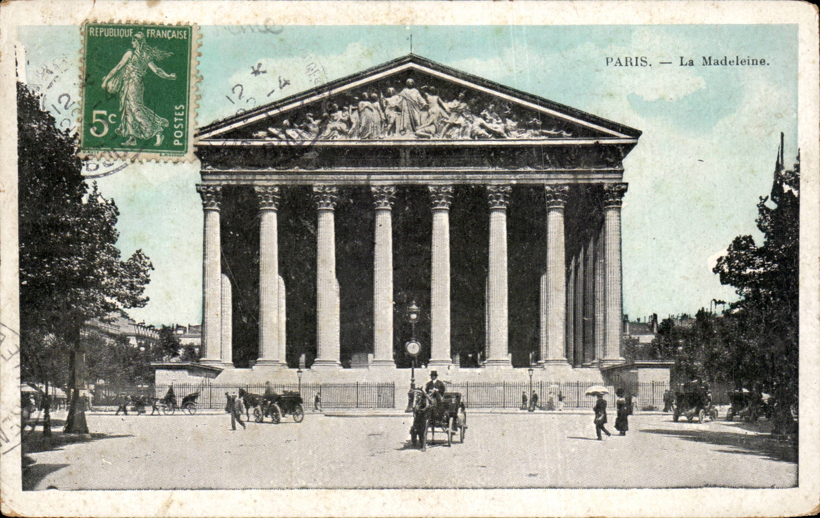 Paris CPA the Madeleine