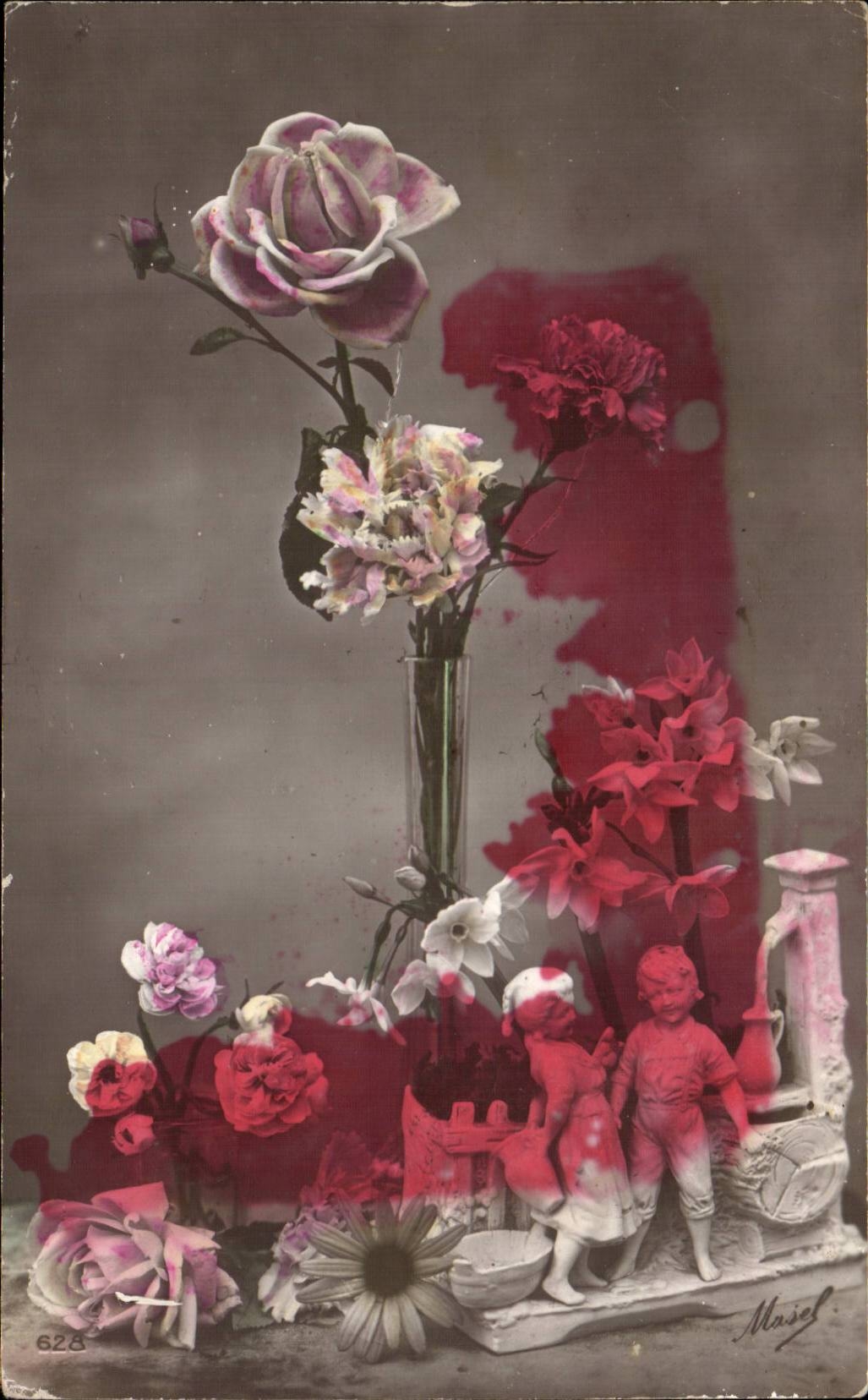 CPA Fantasy Santons Flowers