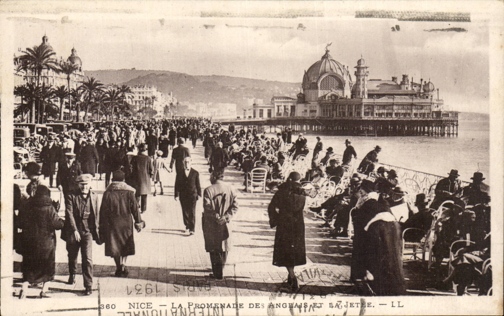 Cannes CPA Walk of English and the pier