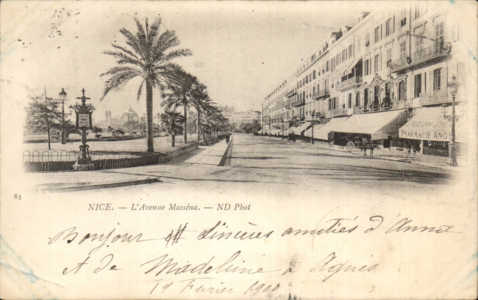 Nice CPA the Massena avenue