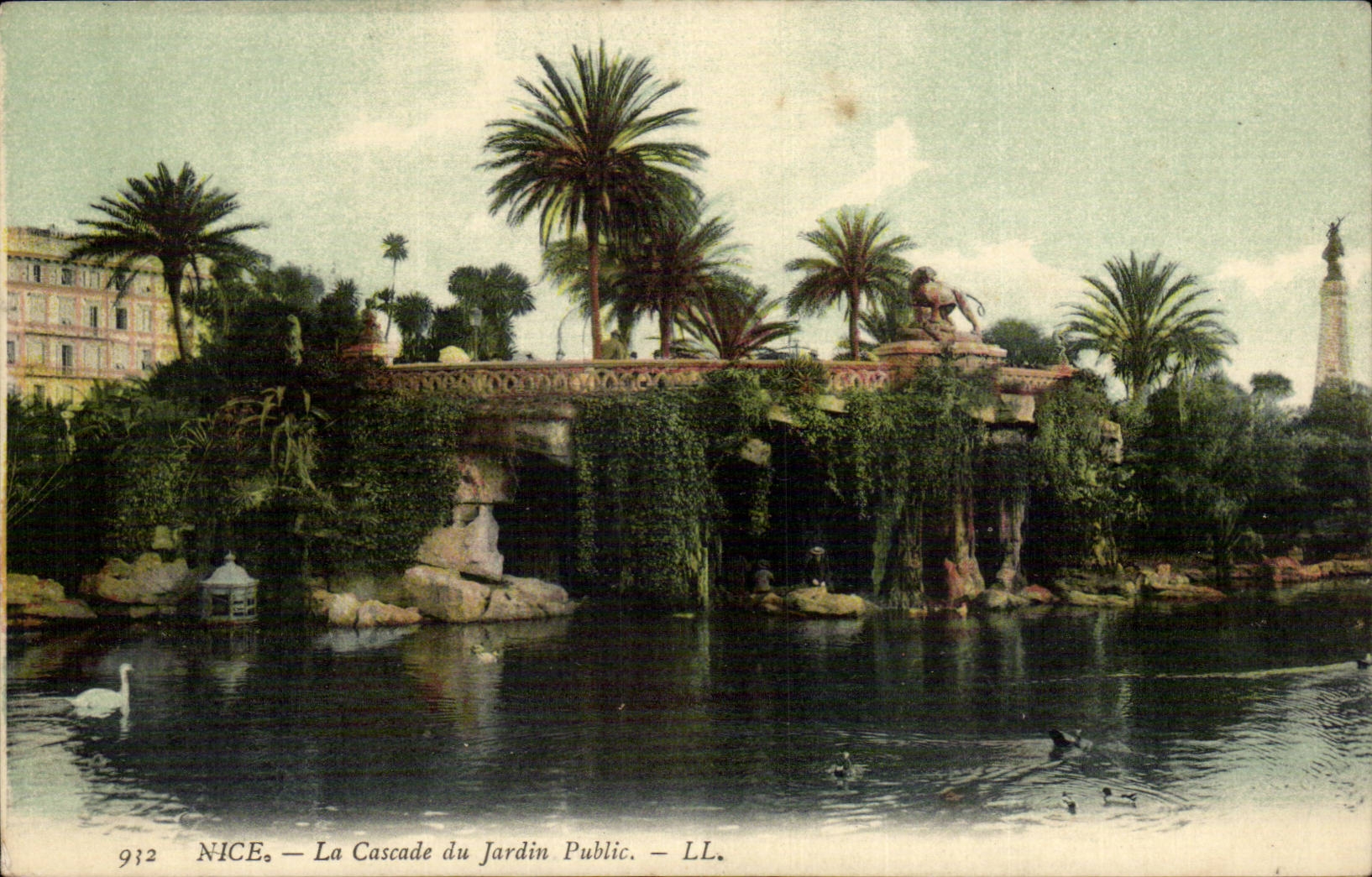 Nice CPA the cascade of the public garden