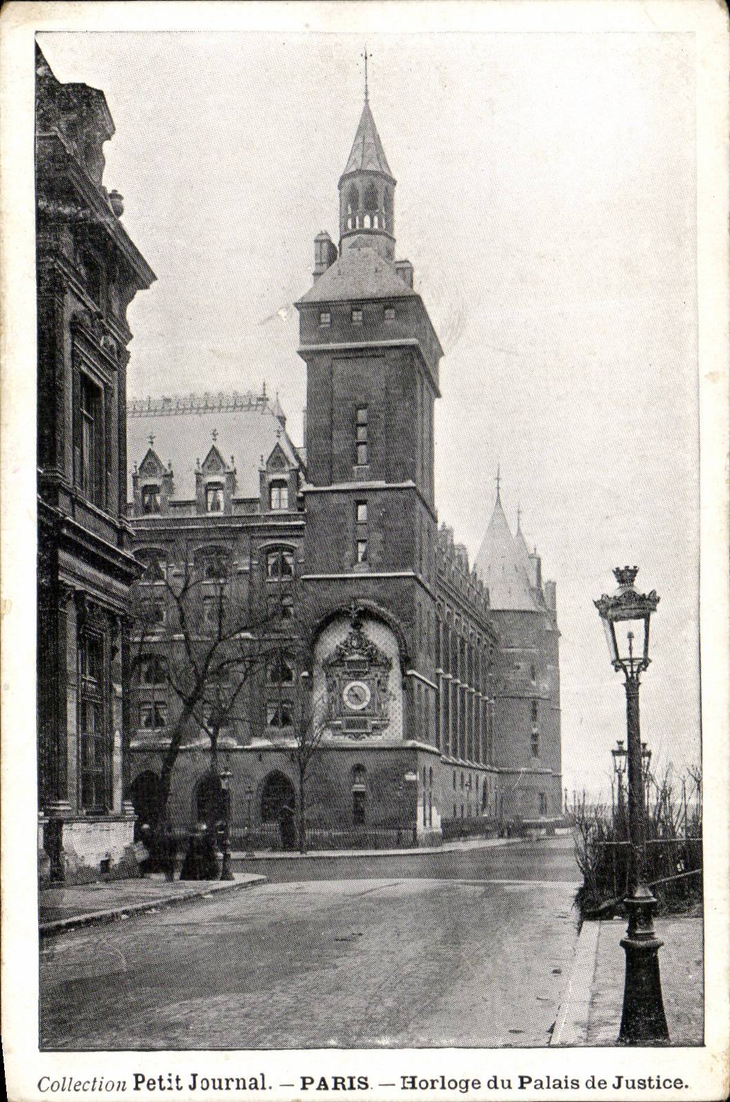 Paris CPA Horloge du palais de justice