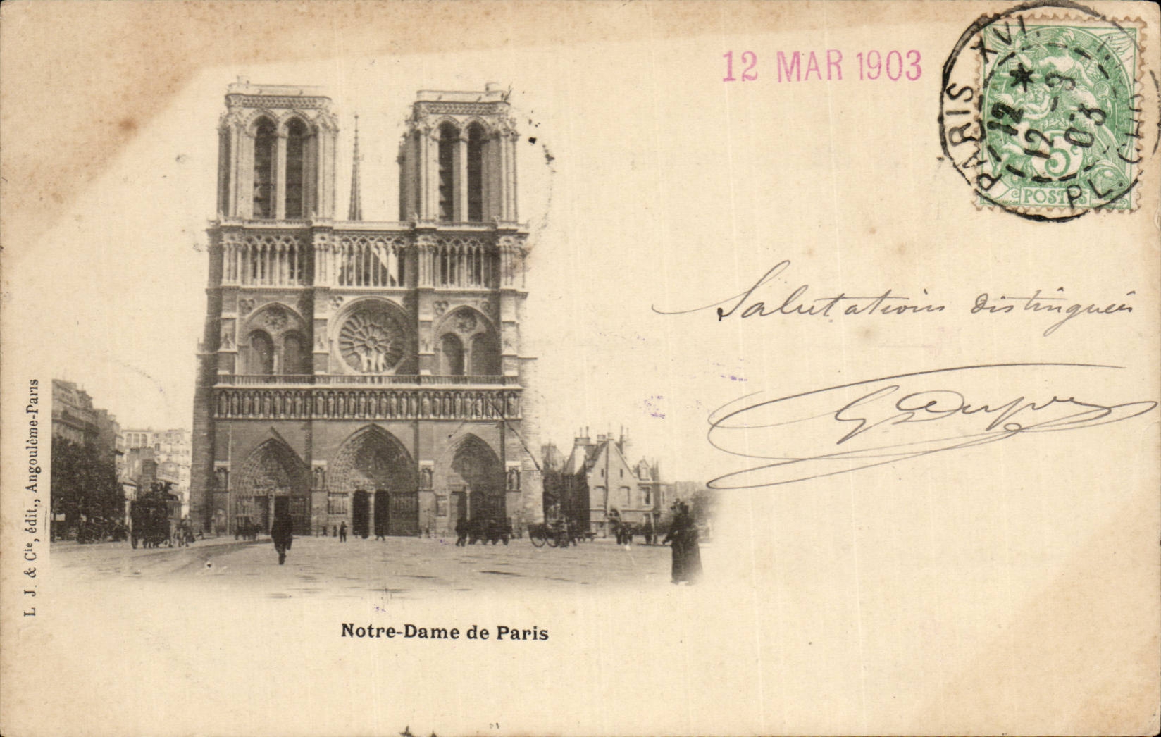Paris CPA Notre DAme