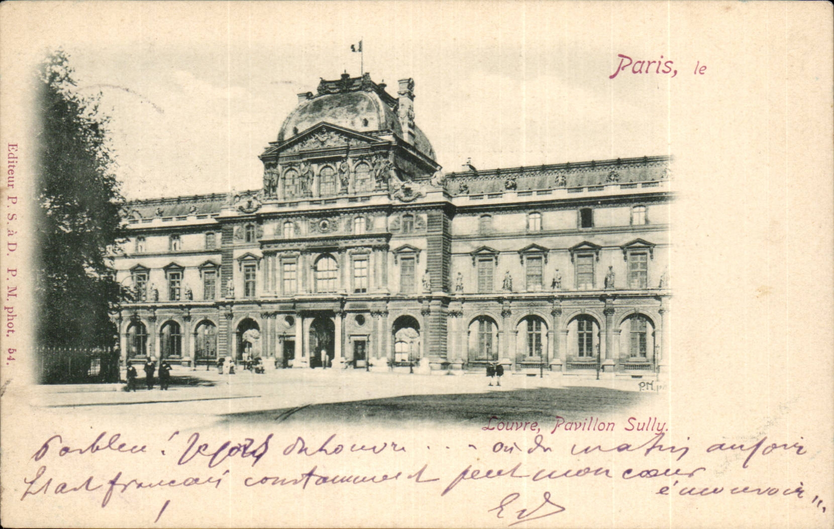 Paris CPA Pavillon Sully