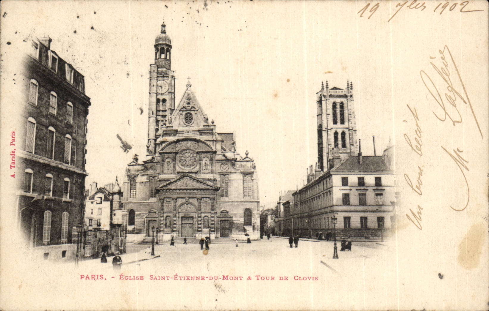 Paris CPA Saint Etienne of the Mount and turn of CLovis