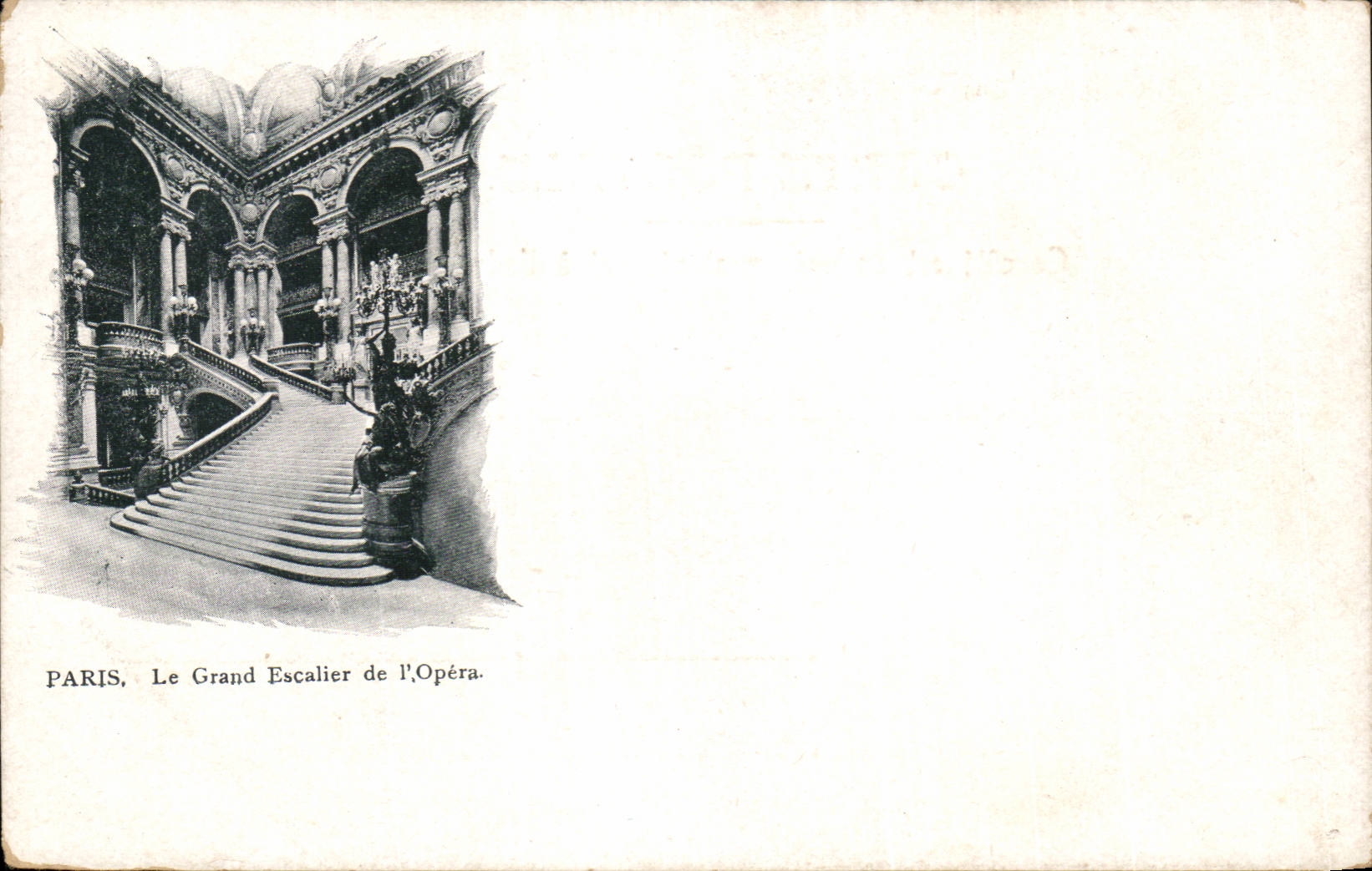 Paris CPA le grand escalier de l'opera
