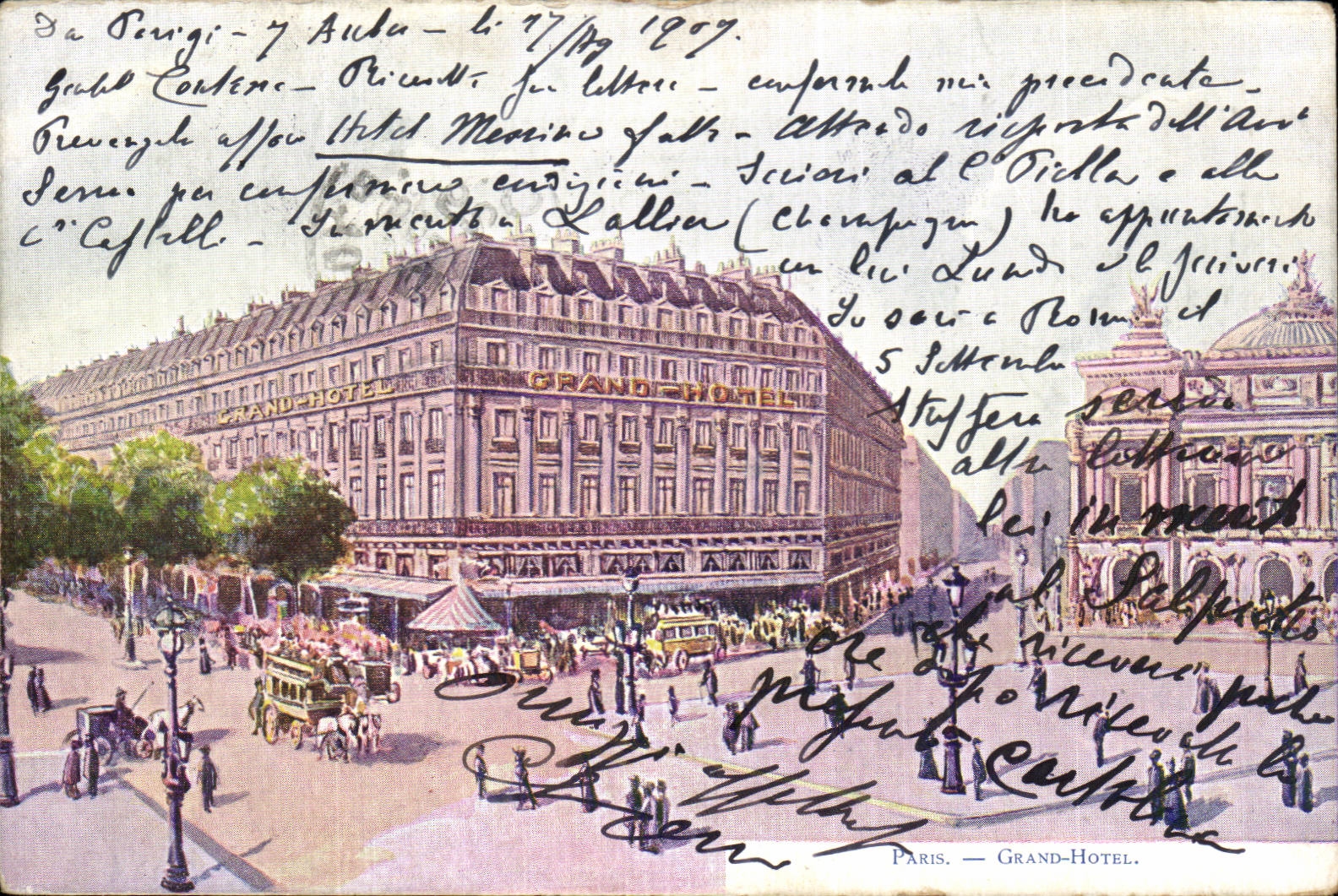 Paris CPA Grand hotel