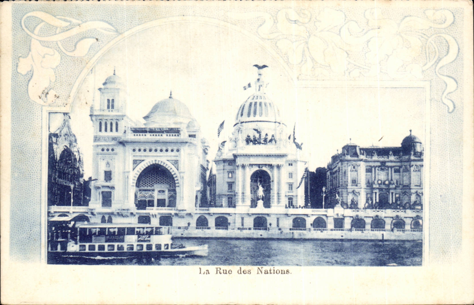 Paris CPA La rue des Nations