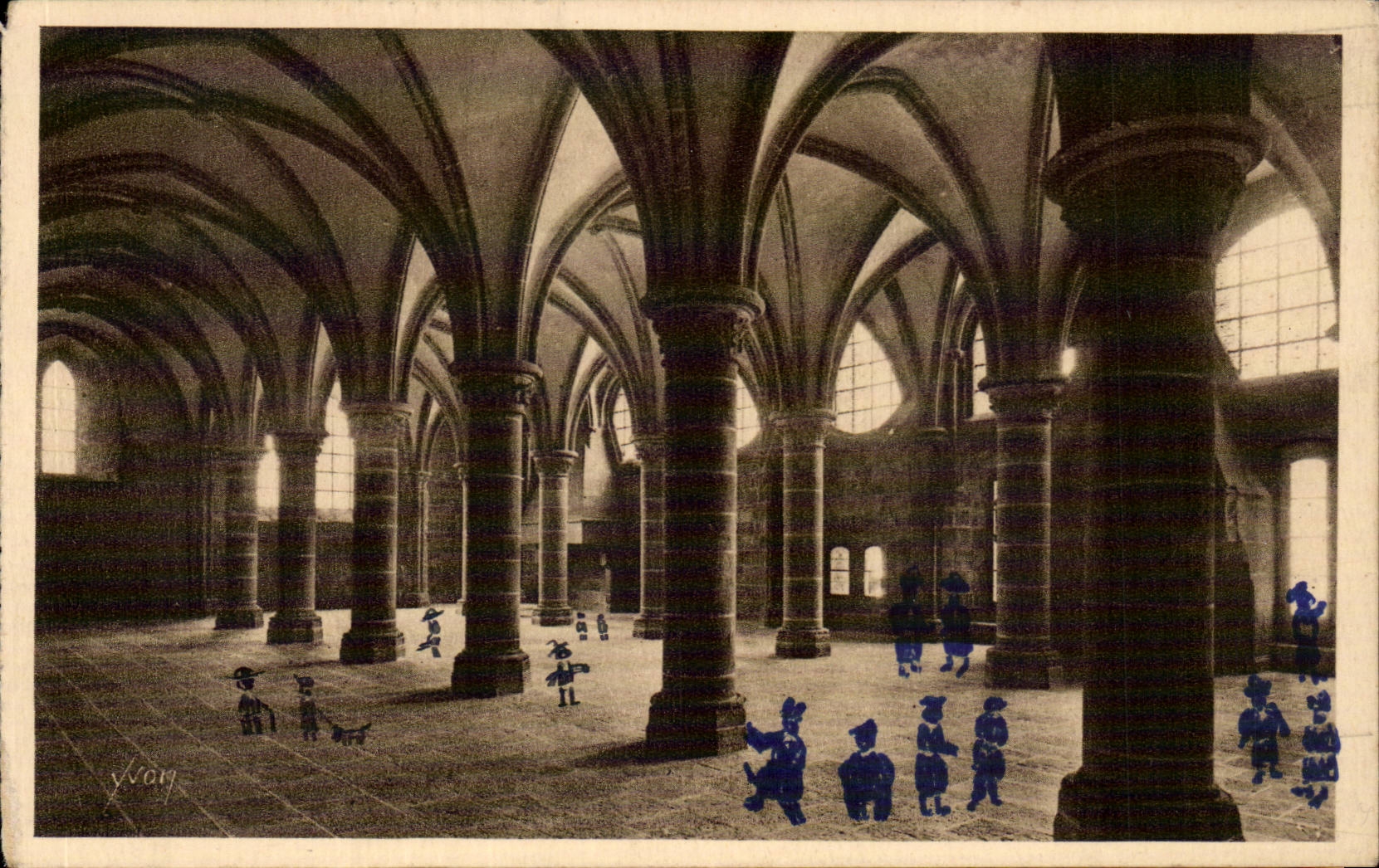 Mont Saint mcihel CPA Room Abbey of the knights