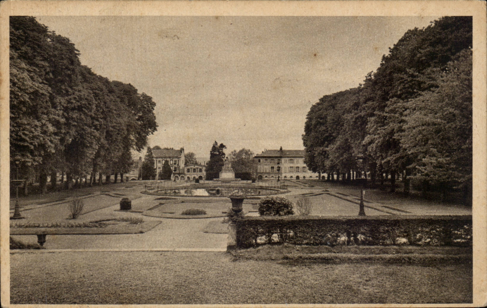 CPA Lisieux der allgemeine Garten