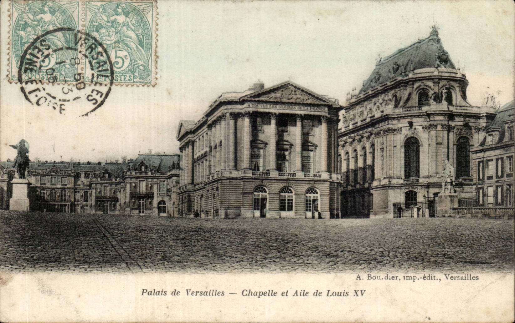 CPA Palate of Versailles Vault and wing of Louis XV