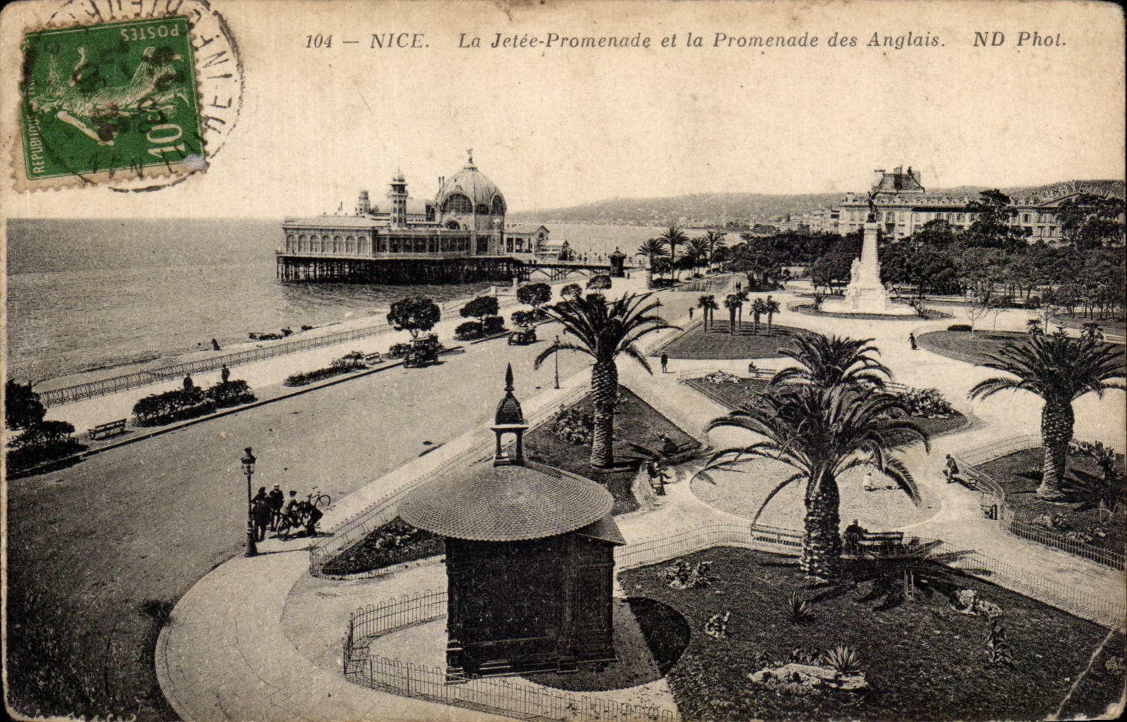 CPA Nice the pier walk and the walk of English