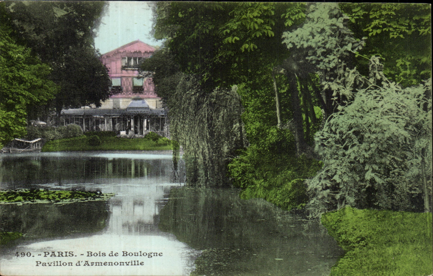 Paris CPA Bois de Boulogne Pavillon d'Ermenonville