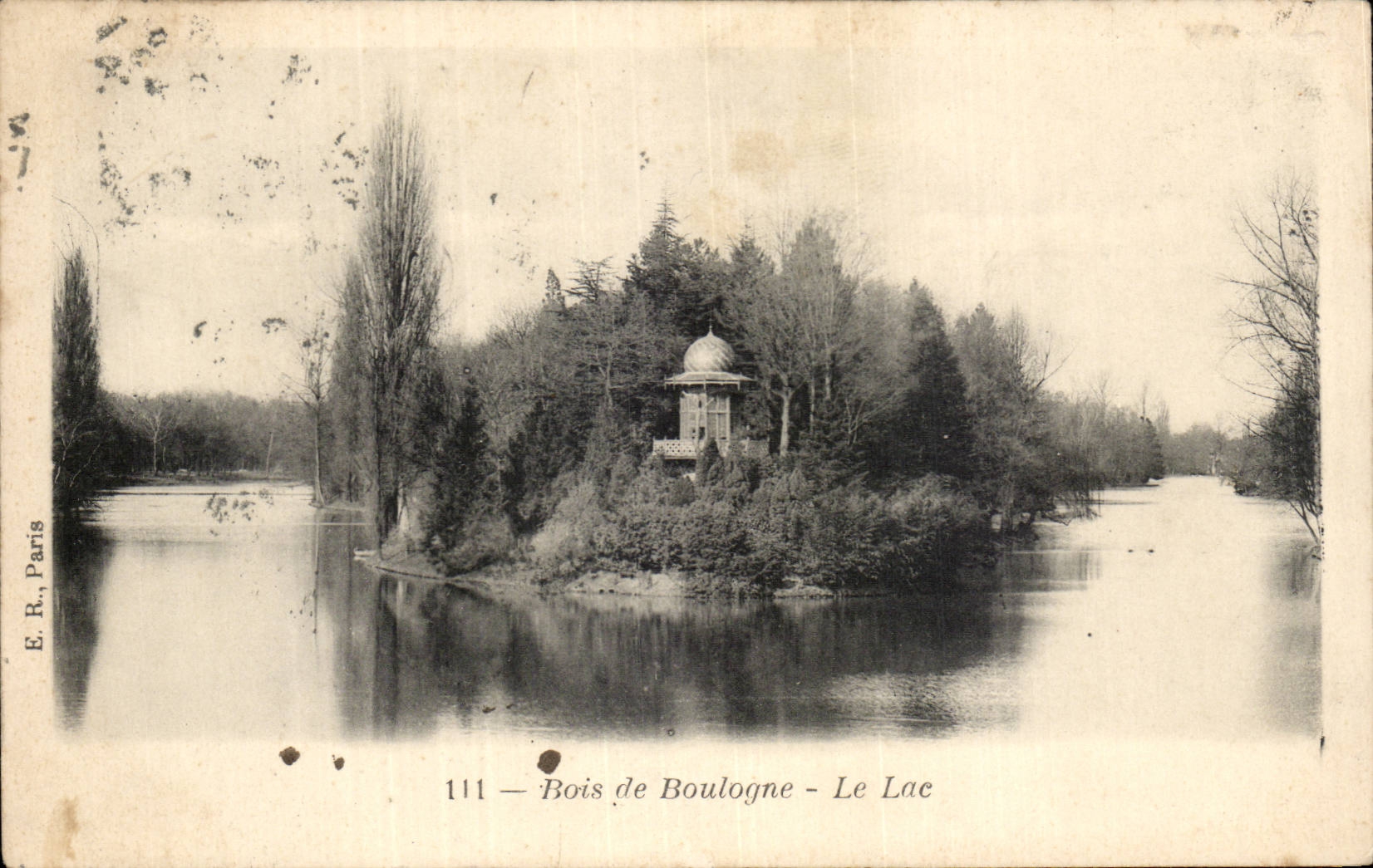 Paris CPA Bois de boulogne le lac