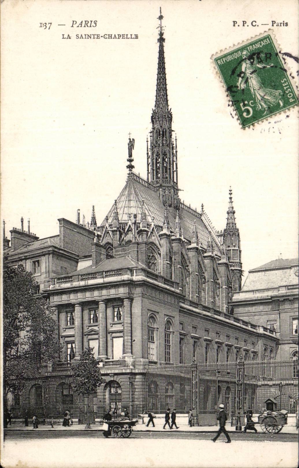 Paris CPA La Sainte Chapelle