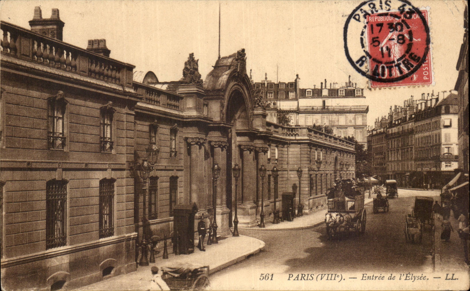 Eingang Paris-CPA des Elysium