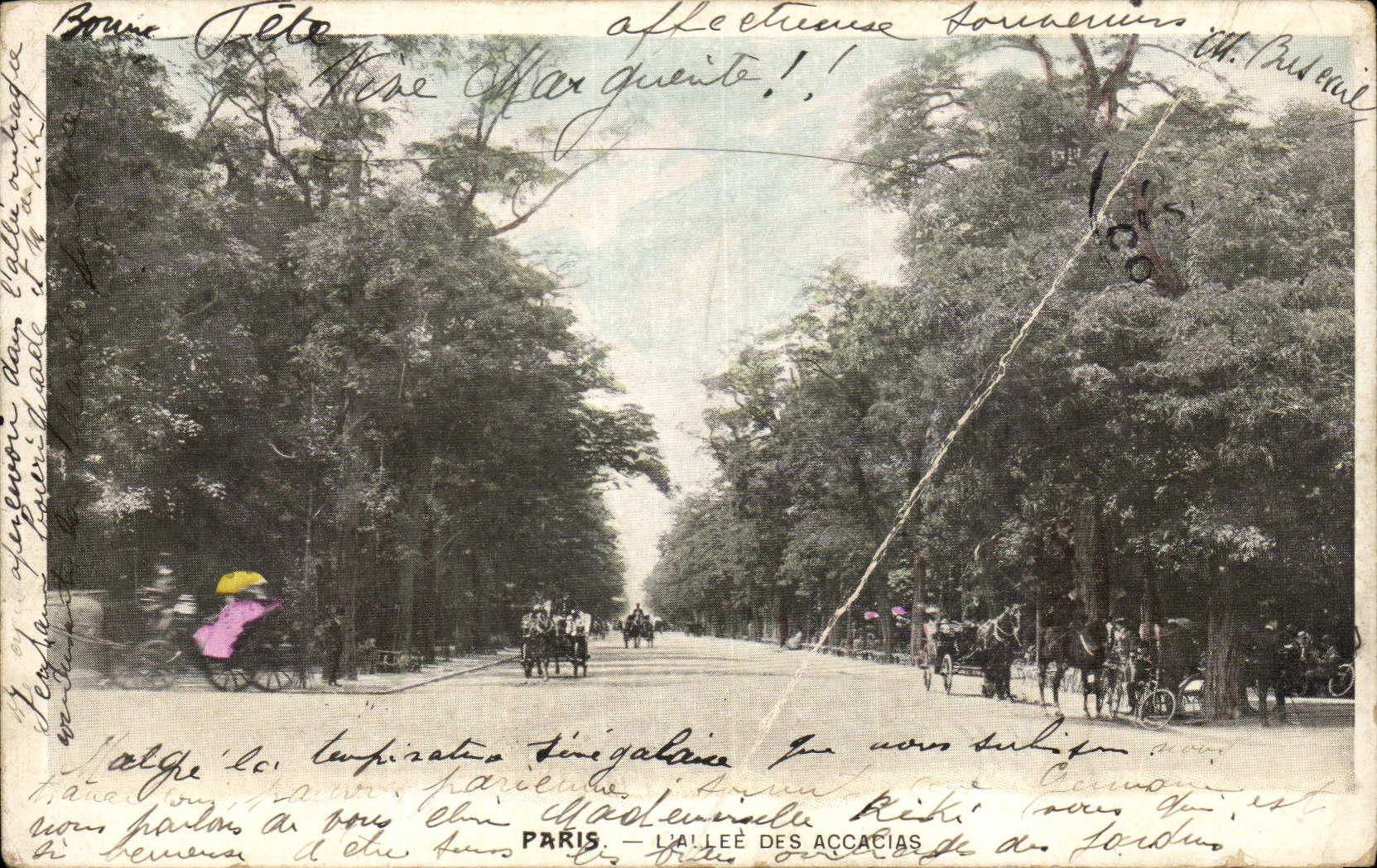 Paris CPA Allee des Acacias