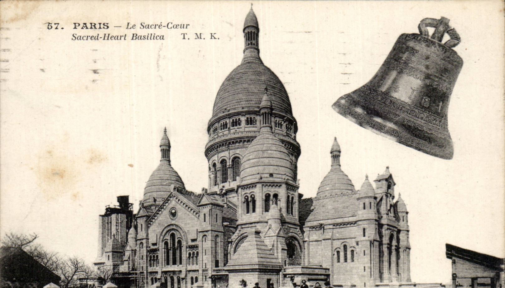 Paris CPA Sacre coeur Cloche