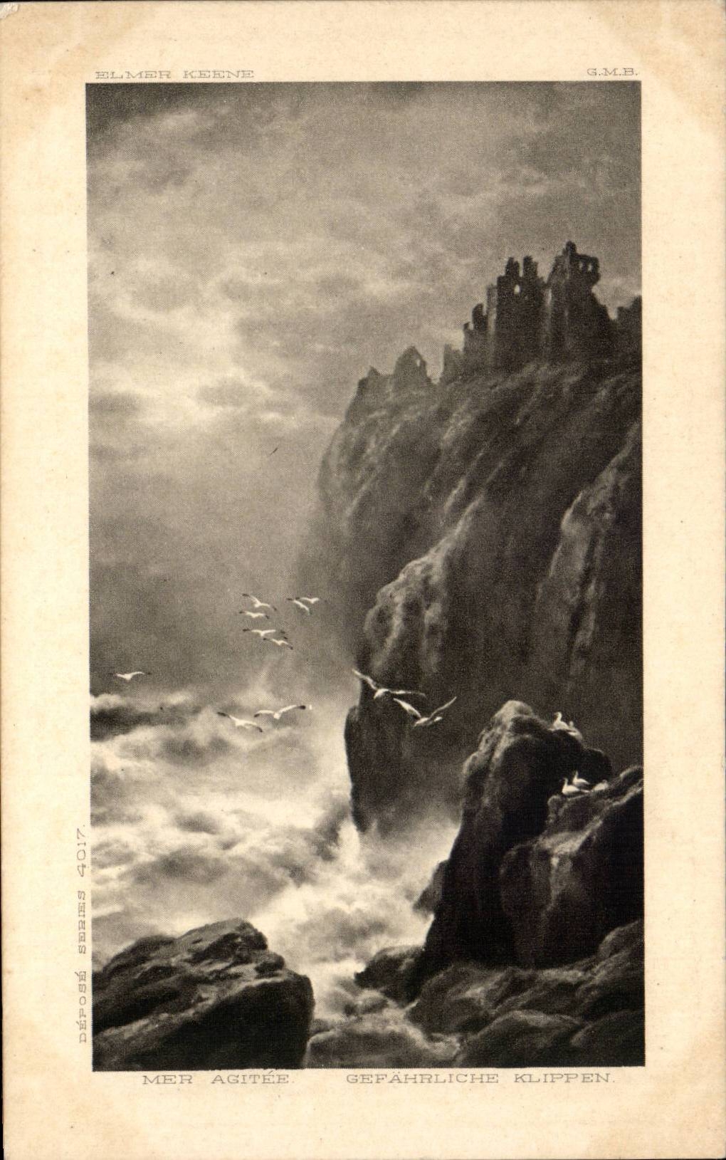 CPA Fantaisie Paysage