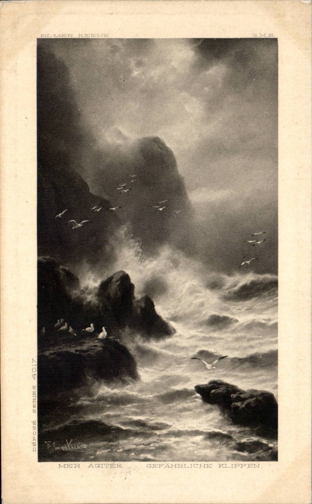 CPA Fantaisie Paysage 