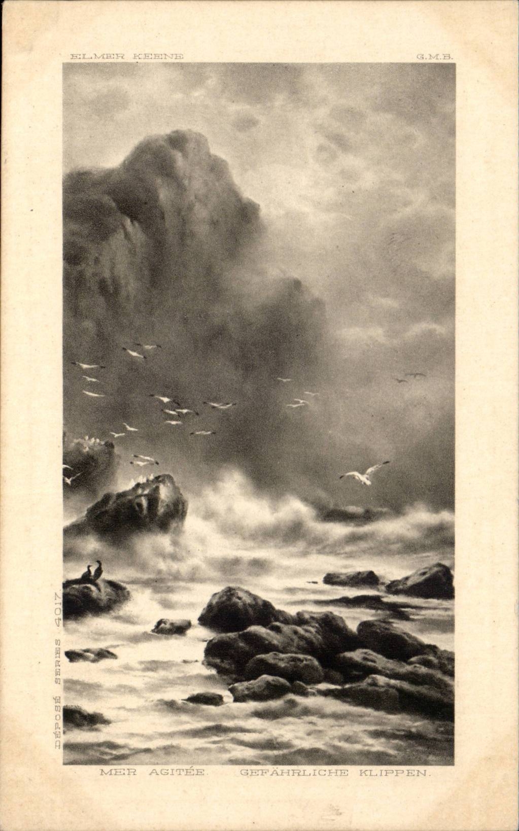 CPA Fantaisie Paysage 