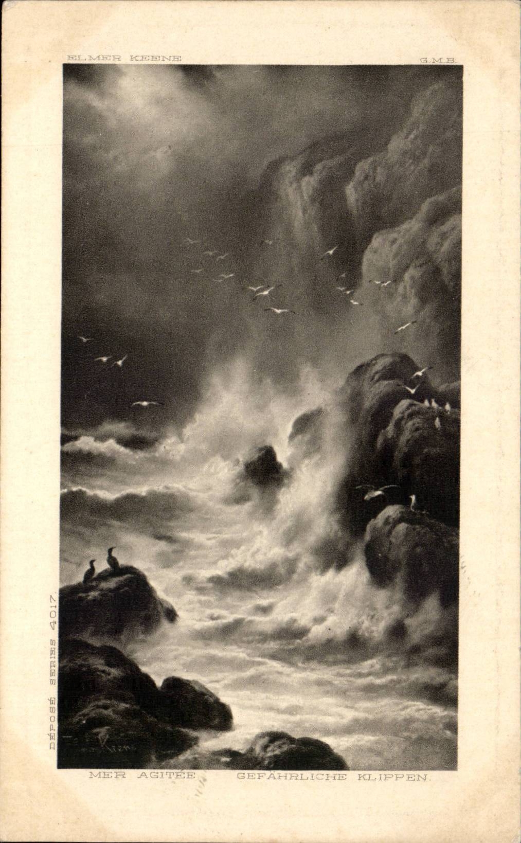 CPA Fantaisie Paysage 