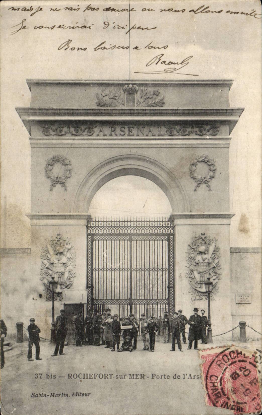 Rochefort auf MeercPA Gatter des Arsenals