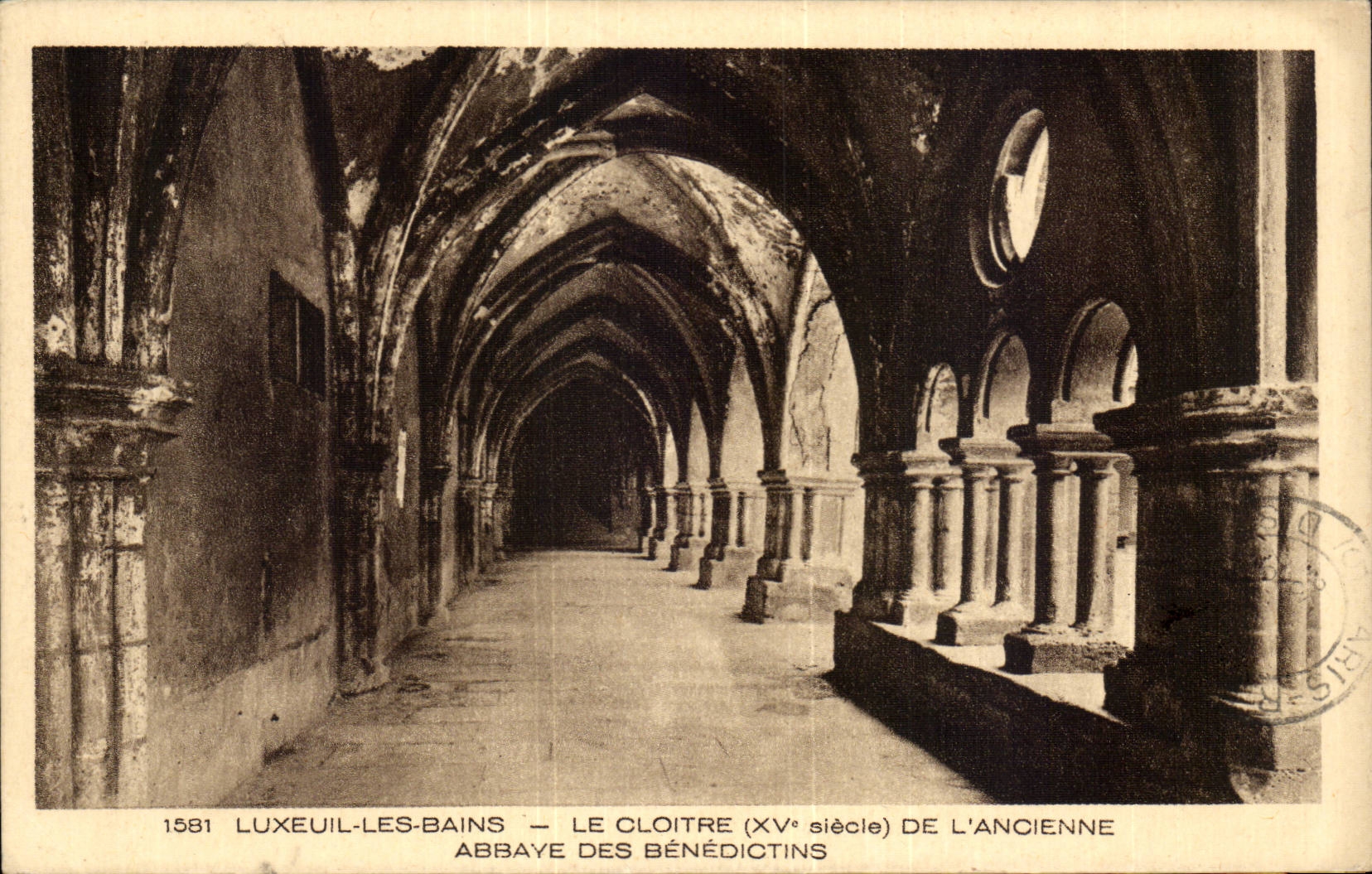 CPA Luxeuil les Bains the cloister Abbey of the Benedictines