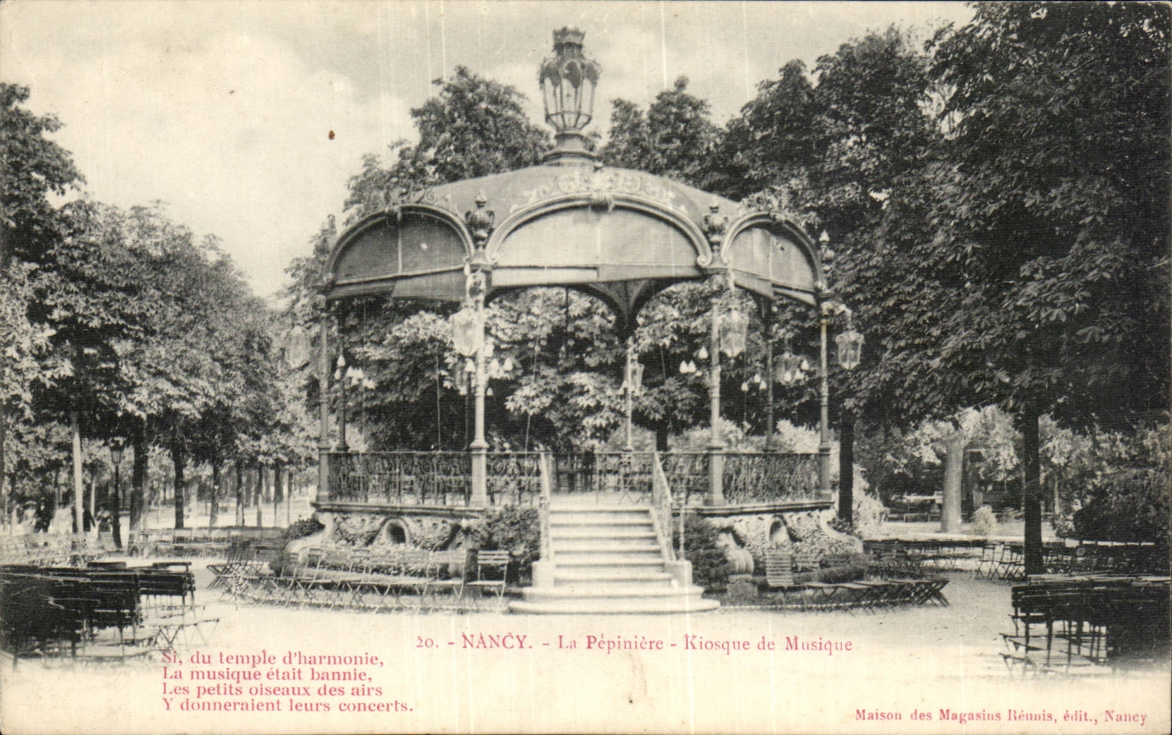 CPA Nancy Le kiosque de musique