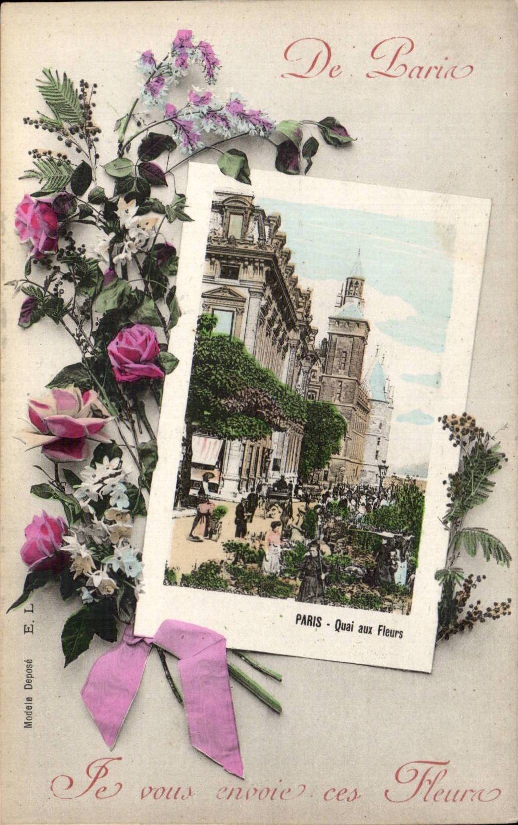 Paris CPA Quai des fleurs