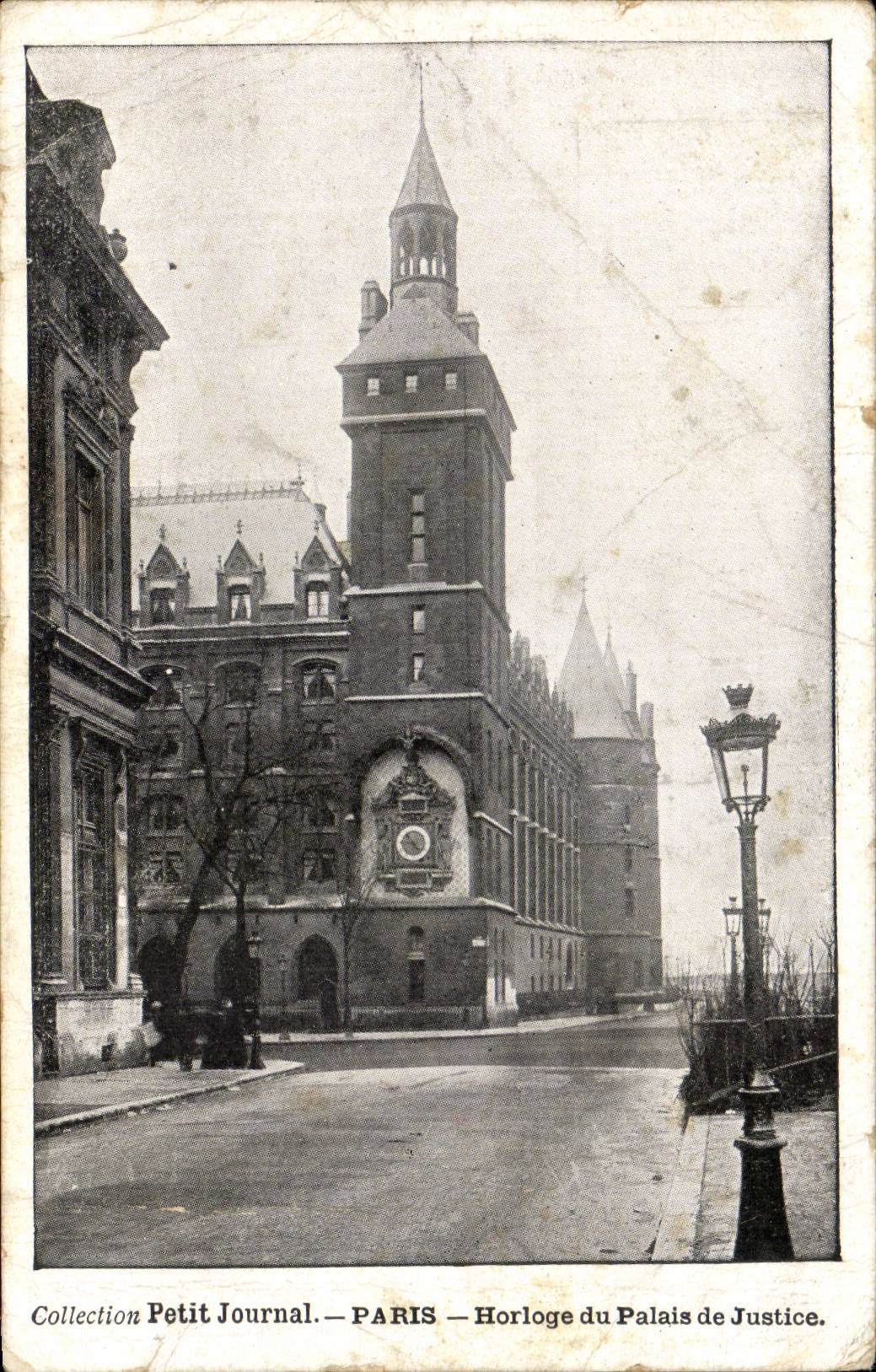 Paris CPA Horloge du palais de justice