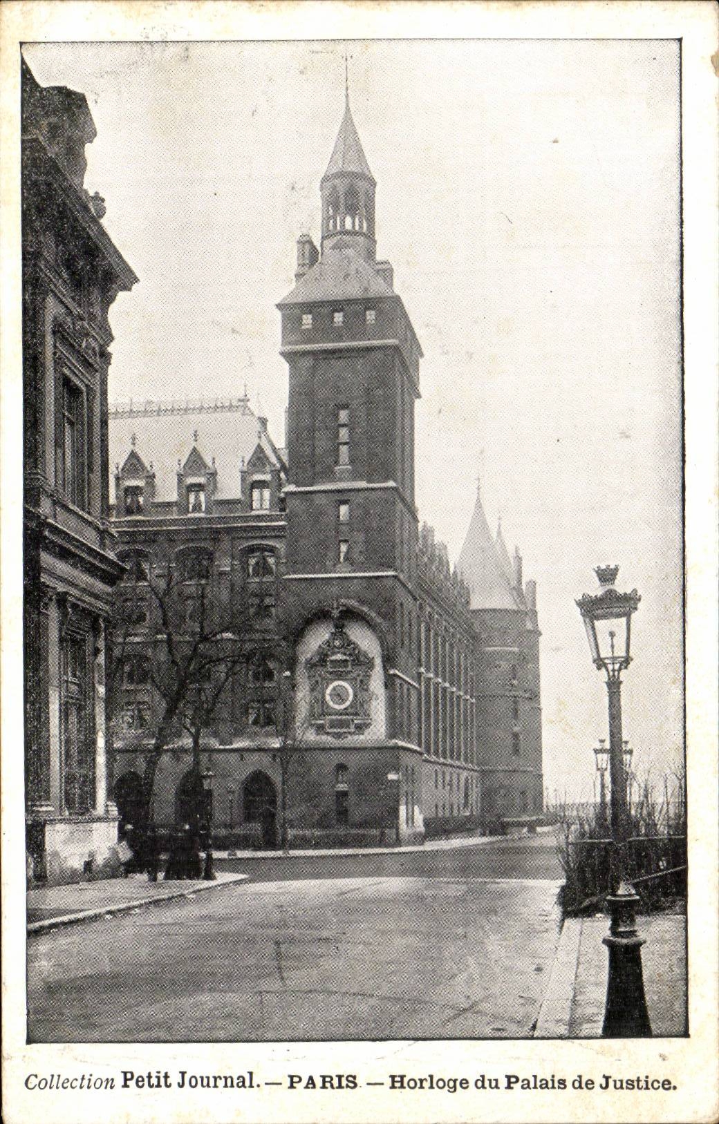 Paris CPA Horloge du palais de justice