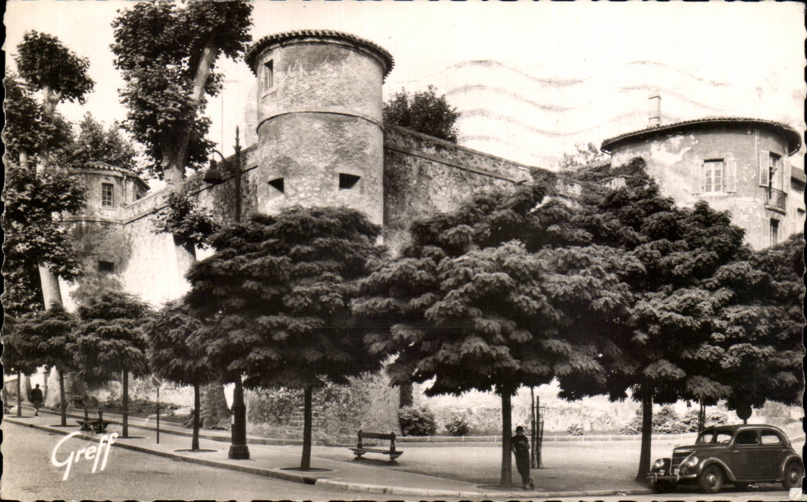 Bayonne MODERN CARD the old castle