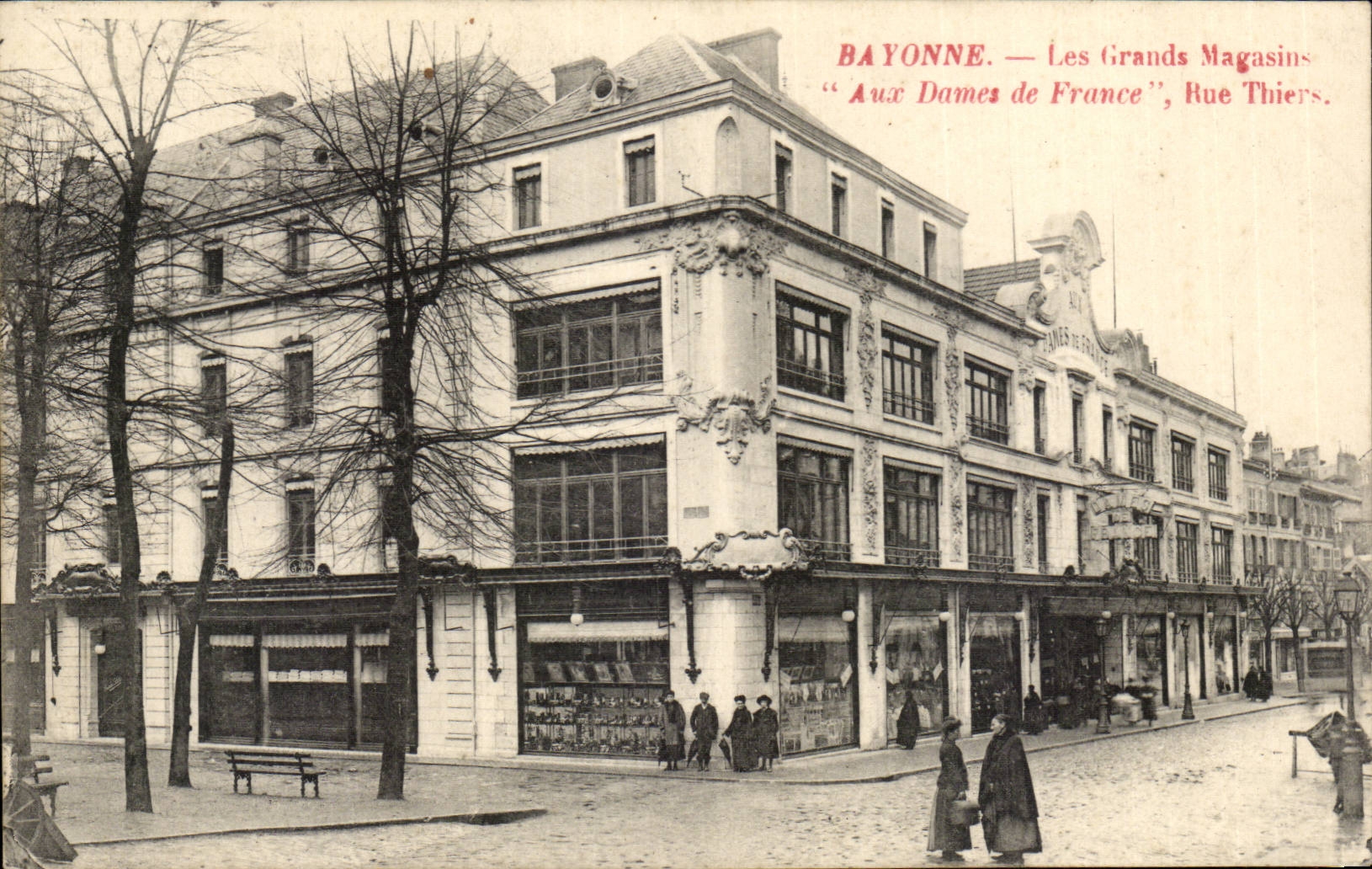 Bayonne CPA department stores With the Ladies of France Street Thiers